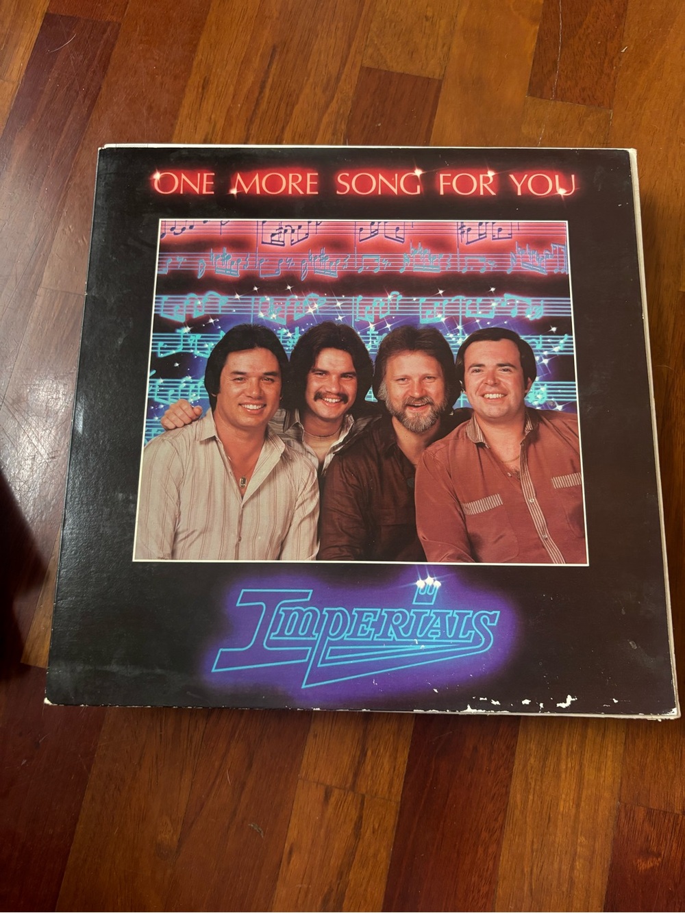 The Imperials "One More Song For You" Vinyl recoLP - Black Cover with Neon Blue